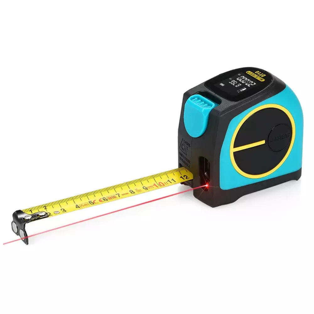 Лазерный уровень Xiaomi MILESEEY Laser Ranging Tape Measure DT10 40 м Gray (Серый)
