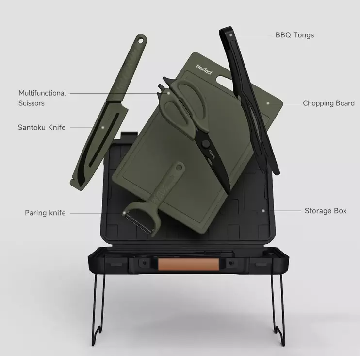 Набор приборов для барбекю Xiaomi Nextool Barbecue Tool Set 6 в 1 (NE20261)