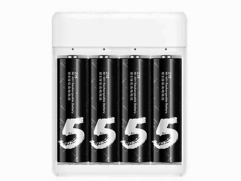 Аккумуляторные батарейки Xiaomi ZI5 Ni-MH Rechargeable Battery (HR6-AA) (4 шт.) (АА 512) Аккумуляторные батарейки Xiaomi ZI5 Ni-MH Rechargeable Battery (HR6-AA) (4 шт.) (АА 512)