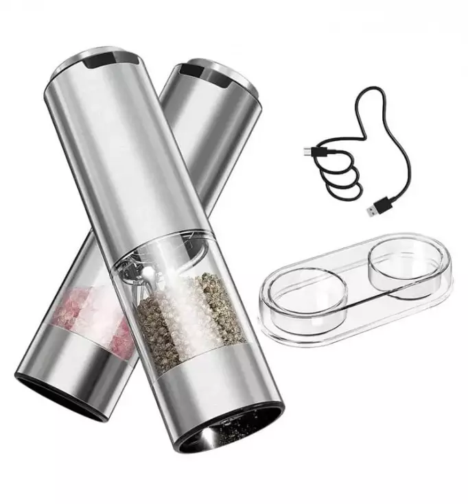 Набор электрических мельниц Circle Joy Nova Electric Grinder Set (CJ-EG11) Silver (Серебристый) Global Version Набор электрических мельниц Circle Joy Nova Electric Grinder Set (CJ-EG11) Silver (Серебристый) Global Version