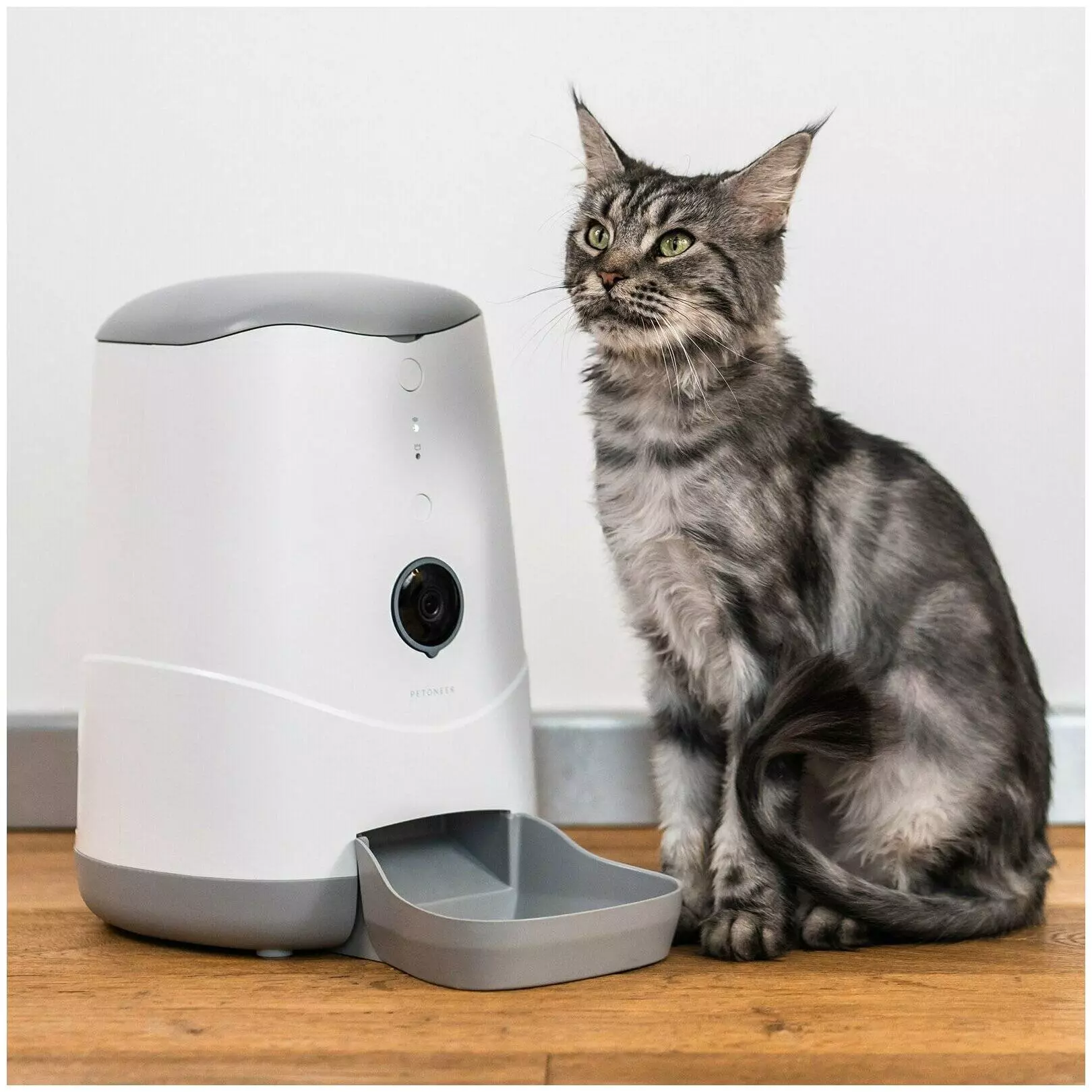 Автокормушка для животных Petoneer Nutri Vision Feeder с Wi-Fi и камерой 3.7 л (FDW020) White (Белый) Global Version Автокормушка для животных Petoneer Nutri Vision Feeder с Wi-Fi и камерой 3.7 л (FDW020) White (Белый) Global Version