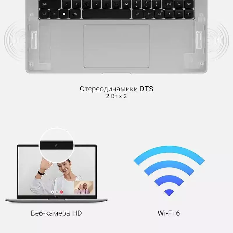 Ноутбук RedmiBook Pro 15" 2022 (AMD R7-6800H, 16Gb, 512Gb, RTX2050) (JYU4475CN) Gray (Серый) CN Ноутбук RedmiBook Pro 15" 2022 (AMD R7-6800H, 16Gb, 512Gb, RTX2050) (JYU4475CN) Gray (Серый) CN