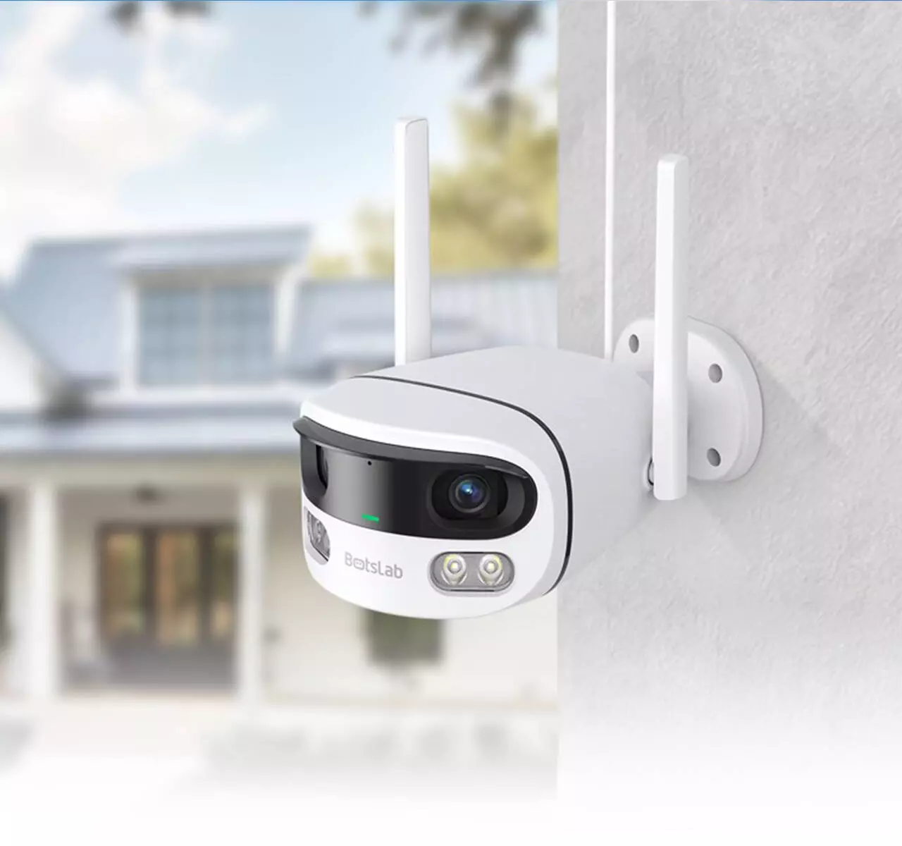 IP камера Botslab Outdoor Cam Dual (W302) White (Белый) EU IP камера Botslab Outdoor Cam Dual (W302) White (Белый) EU