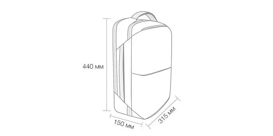 Рюкзак 90 Points Multitasker Commuting Backpack Black (Черный) Рюкзак 90 Points Multitasker Commuting Backpack Black (Черный)