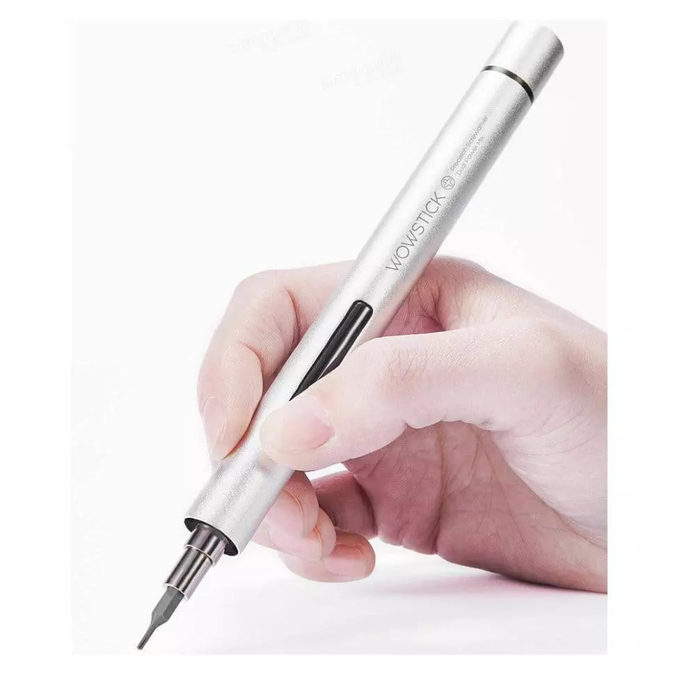 Аккумуляторная отвертка Wowstick 1P+ Silver (Серебристый) Аккумуляторная отвертка Wowstick 1P+ Silver (Серебристый)