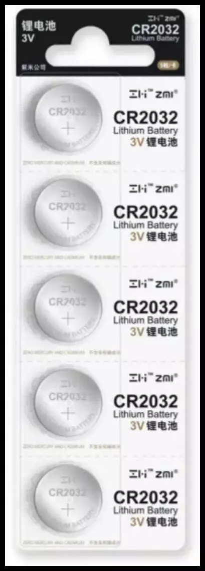 Батарейки ZMI Lithium Battery CR2032 5-Pack Батарейки ZMI Lithium Battery CR2032 5-Pack