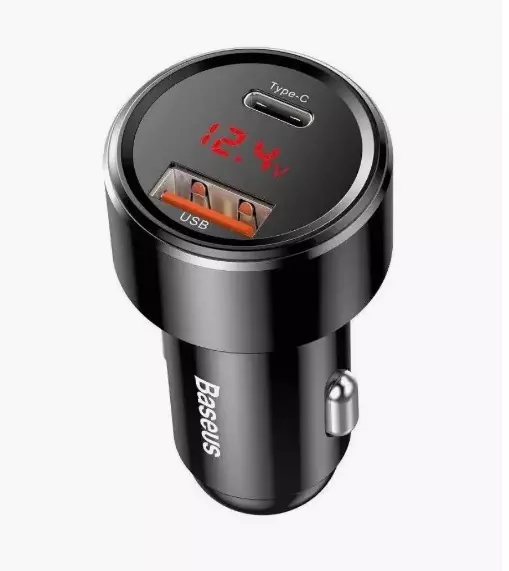 Автомобильное зарядное устройство Baseus PPS 45W Black (Черный) Автомобильное зарядное устройство Baseus PPS 45W Black (Черный)
