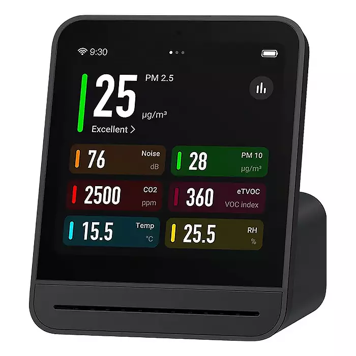 Монитор качества воздуха Qingping Air Monitor CGS2 Black (Черный)