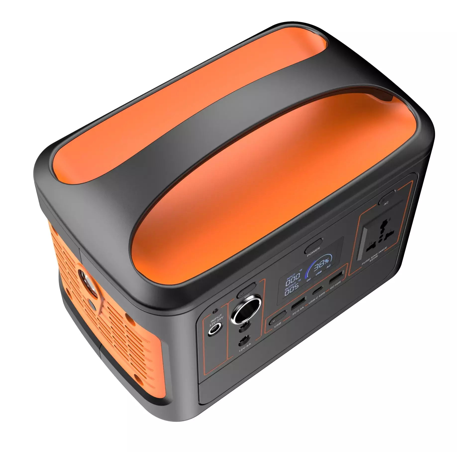 Портативная зарядная станция GREENOE Portable Power Station 568Wh EU600 Black (Черный) Портативная зарядная станция GREENOE Portable Power Station 568Wh EU600 Black (Черный)