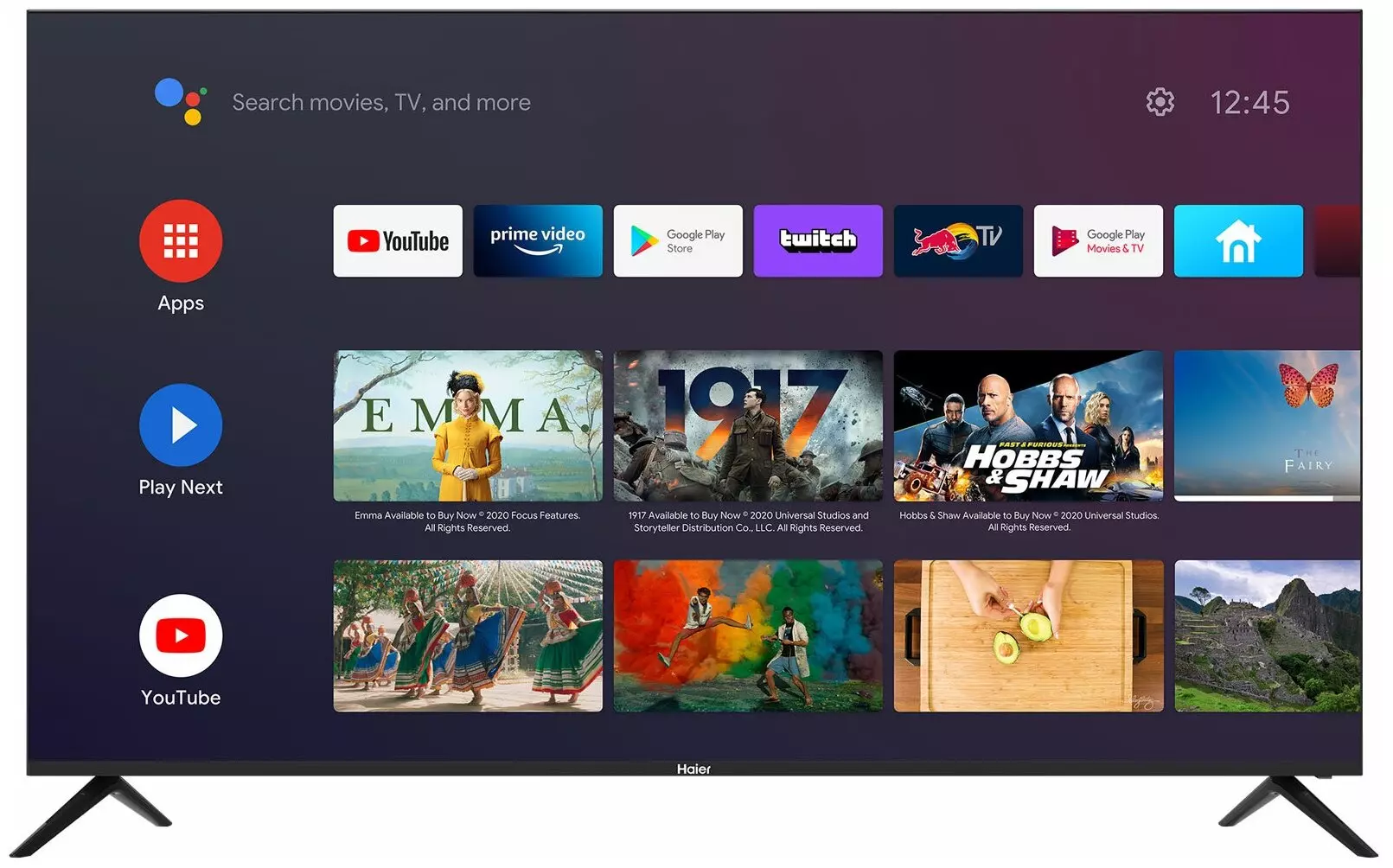 Телевизор Haier 43” K62 4K Global Version Телевизор Haier 43” K62 4K Global Version