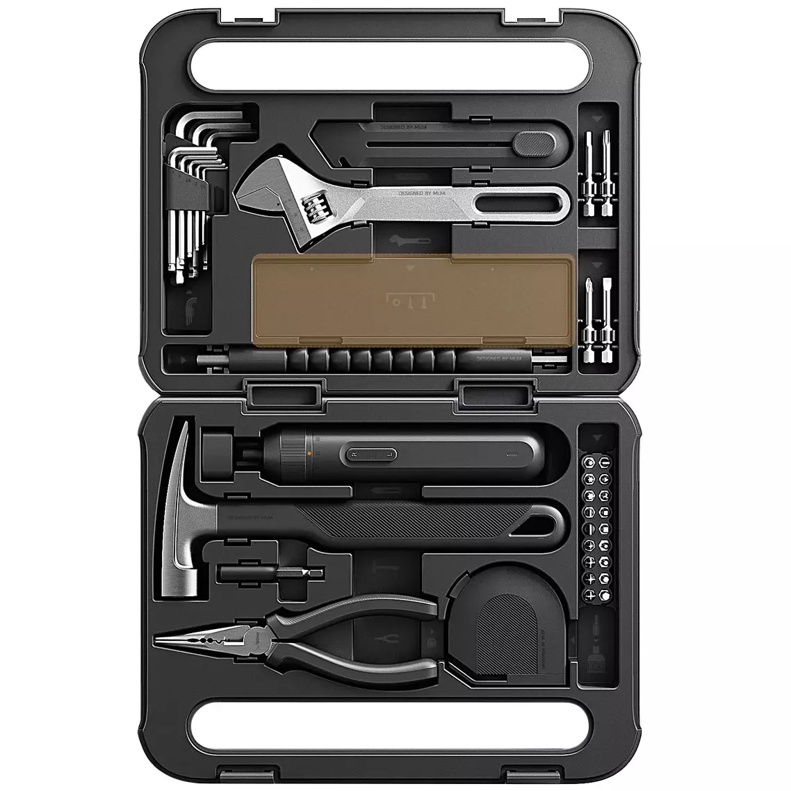 Набор инструментов универсальный Xiaomi Mijia Toolbox (MJGJX001QW) Black (Черный) CN Набор инструментов универсальный Xiaomi Mijia Toolbox (MJGJX001QW) Black (Черный) CN