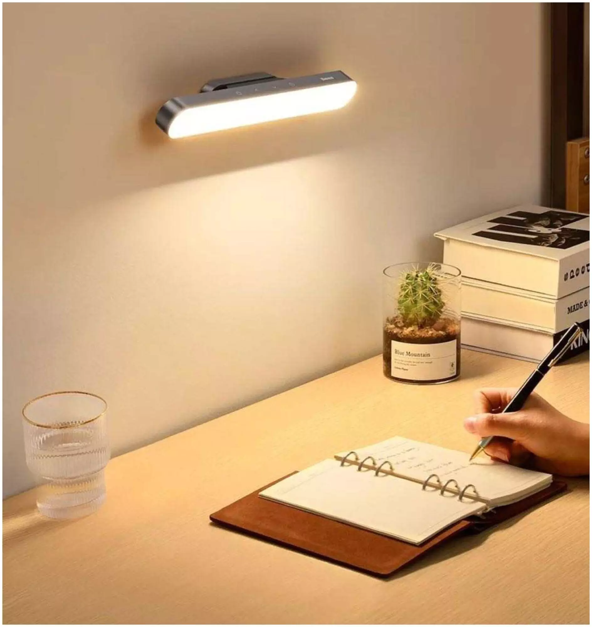 Светильник Baseus Magnetic Stepless Dimming Charging Desk Lamp Deep Gray (Серый)