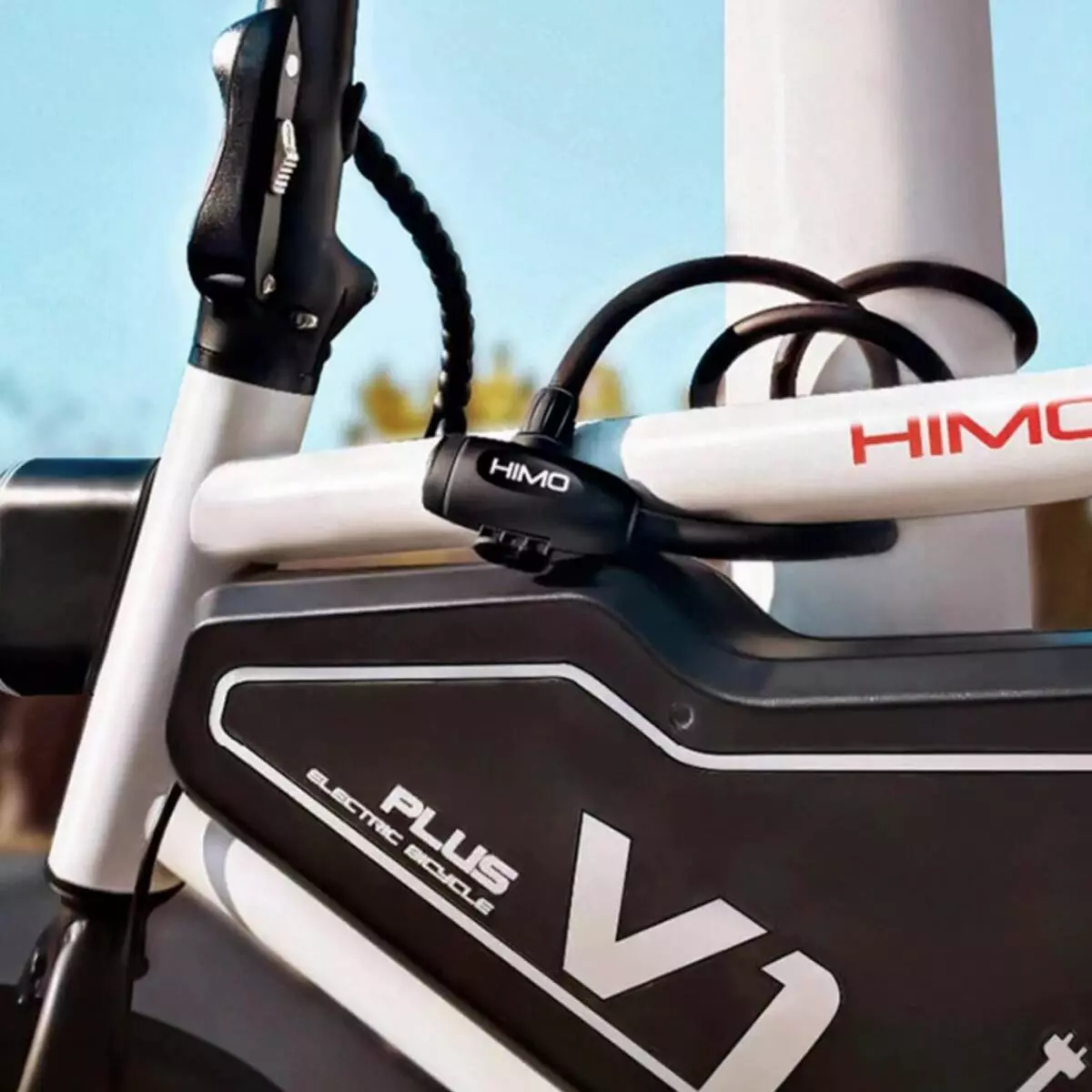 Замок для велосипеда HIMO L150 Portable Folding Cable Lock 1500 mm Black (Черный) Замок для велосипеда HIMO L150 Portable Folding Cable Lock 1500 mm Black (Черный)