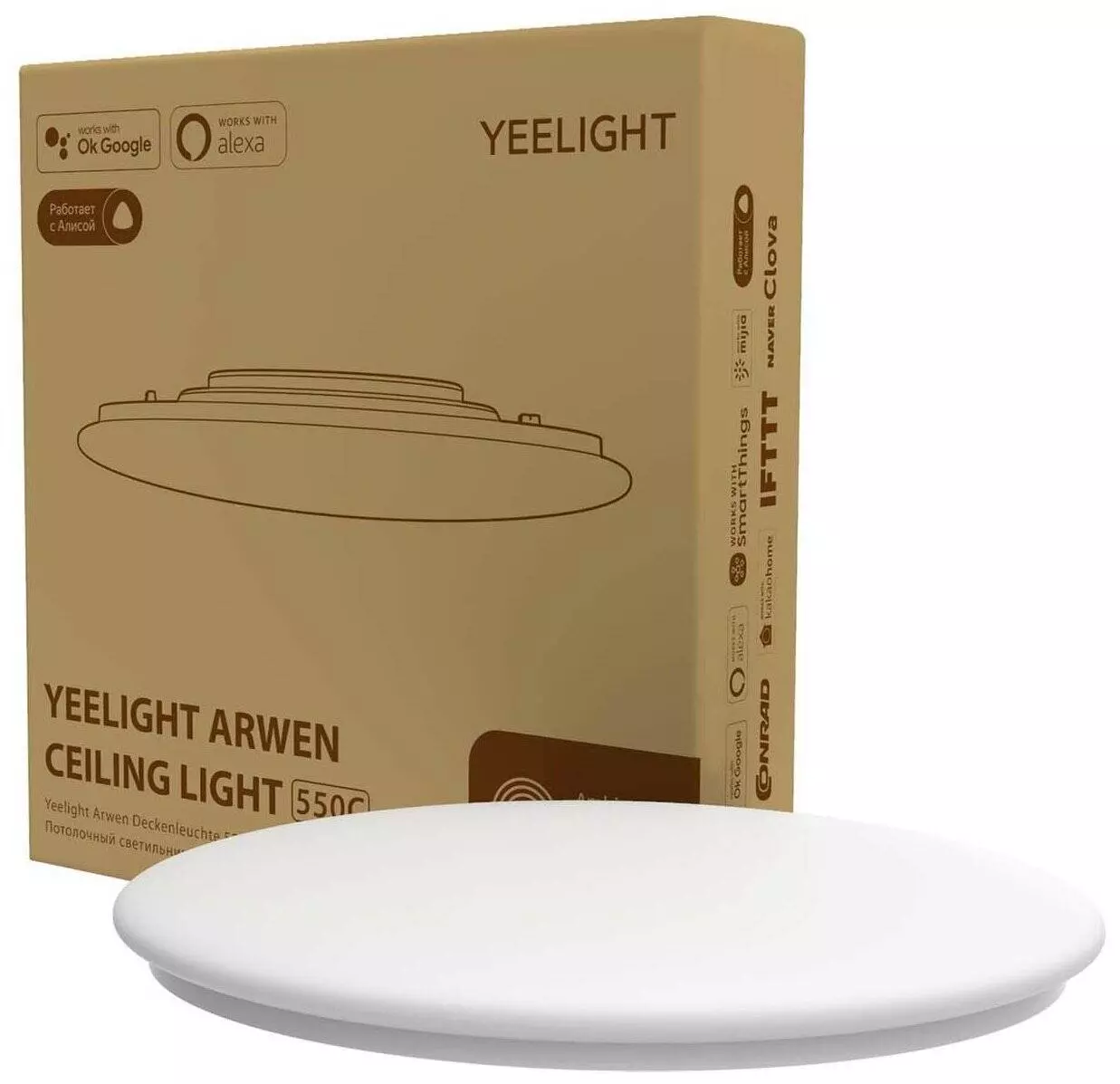 Потолочная лампа Yeelight Arwen Ceiling Light 550C (YLXD013-С) White (Белый) EU Потолочная лампа Yeelight Arwen Ceiling Light 550C (YLXD013-С) White (Белый) EU