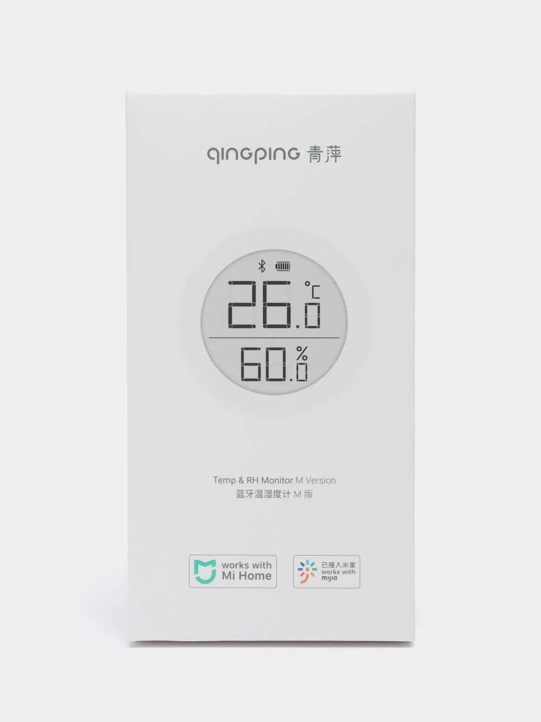 Метеостанция Qingping Bluetooth Temp & RH Monitor M Version White (Белый)