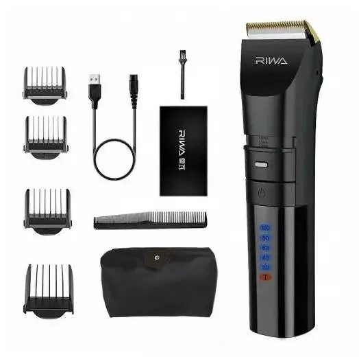 Машинка для стрижки RIWA RE-6110 Black (Черный) Машинка для стрижки RIWA RE-6110 Black (Черный)