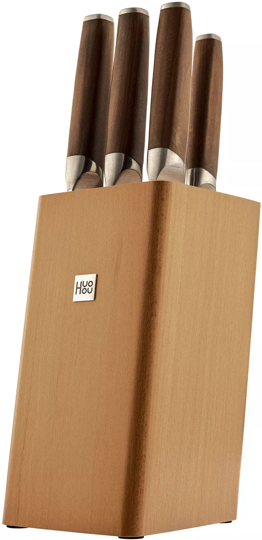 Набор кухонных ножей HuoHou Molybdenum Vanadium Steel Kitchen Knife Set Black (Черный) CN