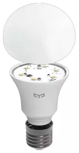 Лампа светодиодная Yeelight LED Cold White Bulb E27 (YLDP20YL) 9Вт White (Белый) Лампа светодиодная Yeelight LED Cold White Bulb E27 (YLDP20YL) 9Вт White (Белый)