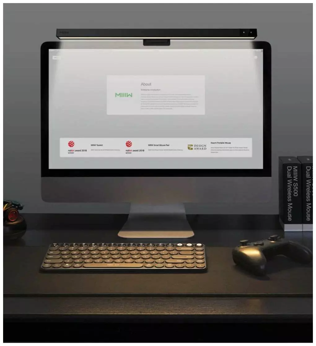 Лампа на монитор Xiaomi MIIIW Display Hanging Lamp Youth Edition D006 Black (Черный) Лампа на монитор Xiaomi MIIIW Display Hanging Lamp Youth Edition D006 Black (Черный)