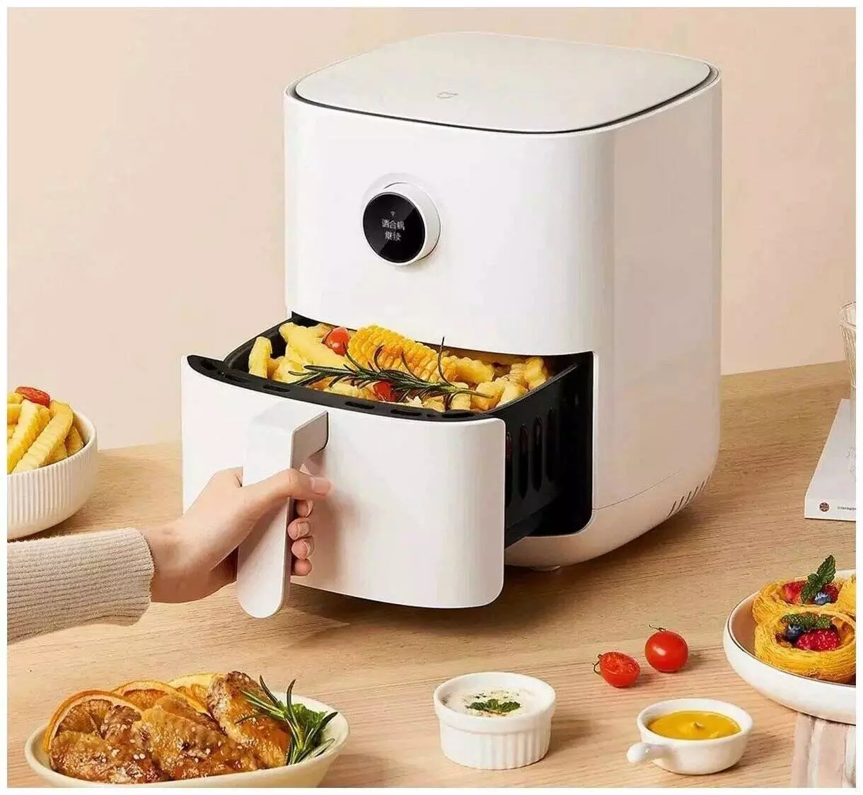 Умная фритюрница Xiaomi Mijia Smart Air Fryer 3.5L (MAF02) White (Белый) EU Умная фритюрница Xiaomi Mijia Smart Air Fryer 3.5L (MAF02) White (Белый) EU