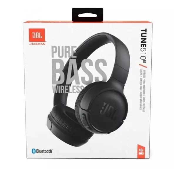 Беспроводные наушники JBL Tune 510BT Black (Черный) Global Version