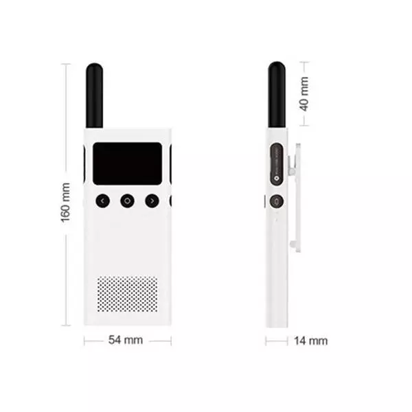 Рация Xiaomi Mijia Walkie Talkie 1S Black (MJDJJ03FY) Black (Черный)