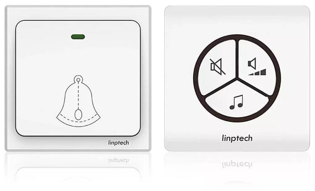 Беспроводной дверной звонок Xiaomi Linptech Self Powered Wireless Doorbell G1 White (Белый) EU