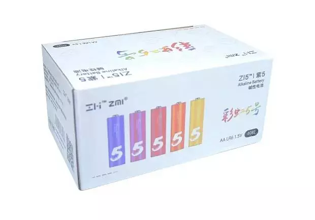Батарейки ZMI Rainbow ZI5 AA (40 шт) Color (Цветной) Батарейки ZMI Rainbow ZI5 AA (40 шт) Color (Цветной)