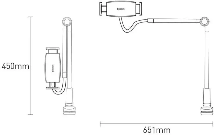 Настольный держатель для смартфона и планшета BASEUS Otaku Life Rotary Adjustment SULR-0G Gray (Серый) Настольный держатель для смартфона и планшета BASEUS Otaku Life Rotary Adjustment SULR-0G Gray (Серый)