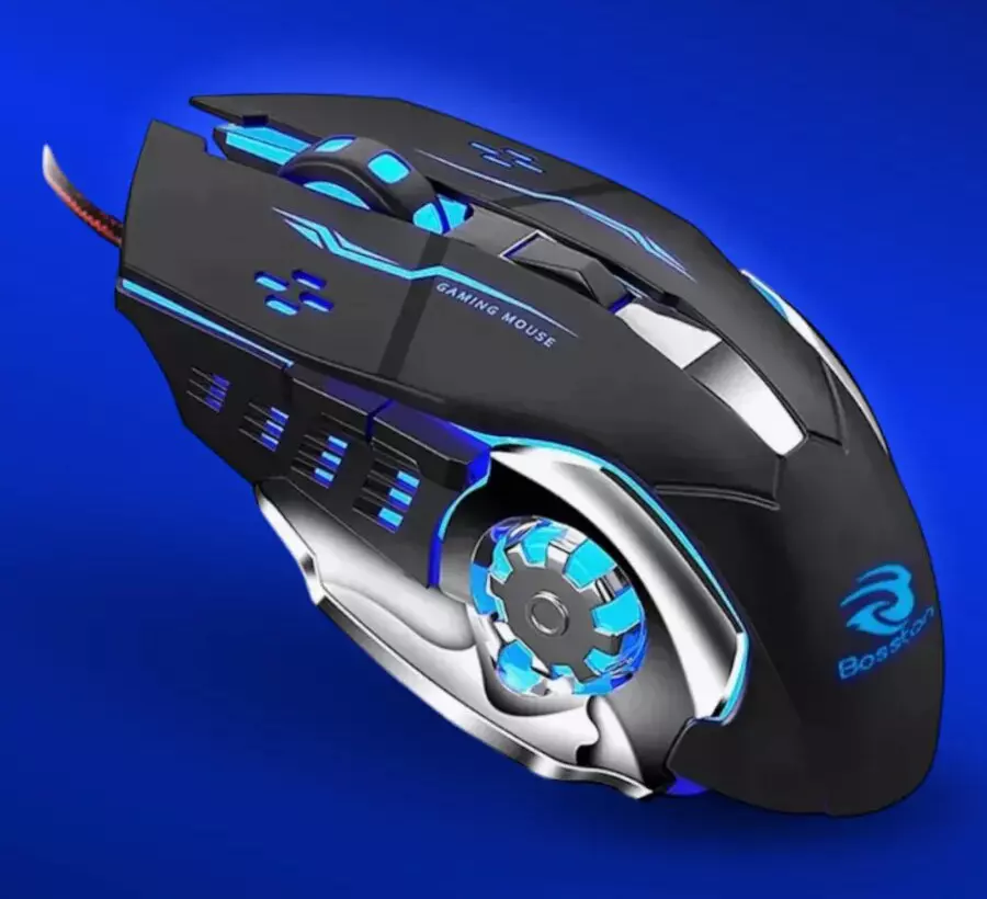 Мышь проводная игровая Bosston BS-12 Black (Черный) Мышь проводная игровая Bosston BS-12 Black (Черный)