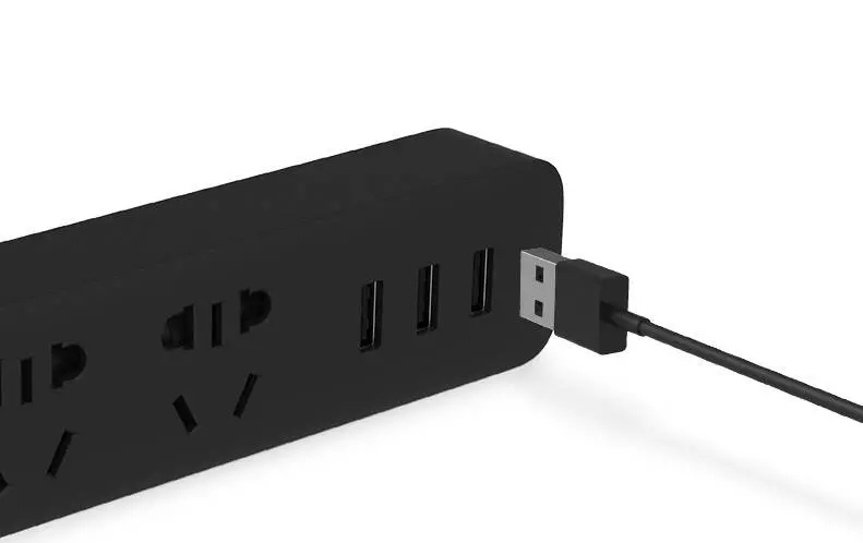 Удлинитель Xiaomi Power Strip 3 (XMCXB01QM) 1.8 м Black (Черный) Удлинитель Xiaomi Power Strip 3 (XMCXB01QM) 1.8 м Black (Черный)