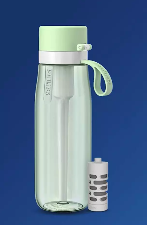 Бутылка-фильтр для фитнеса Philips AWP2731GNR/58, 0.66л Green (Зеленый) Бутылка-фильтр для фитнеса Philips AWP2731GNR/58, 0.66л Green (Зеленый)
