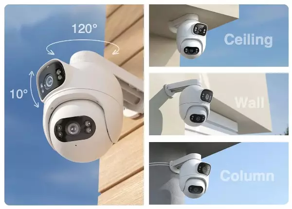 IP камера Xiaomi IMILAB Outdoor Security Camera 2K EC6 Dual White (Белый) Global Version IP камера Xiaomi IMILAB Outdoor Security Camera 2K EC6 Dual White (Белый) Global Version
