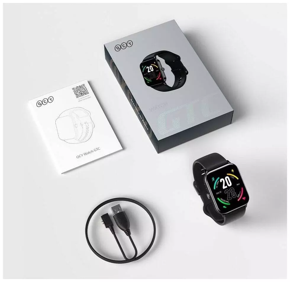 Умные часы QCY Watch GTC (WA22GTCA) Black (Черный) Global Version Умные часы QCY Watch GTC (WA22GTCA) Black (Черный) Global Version