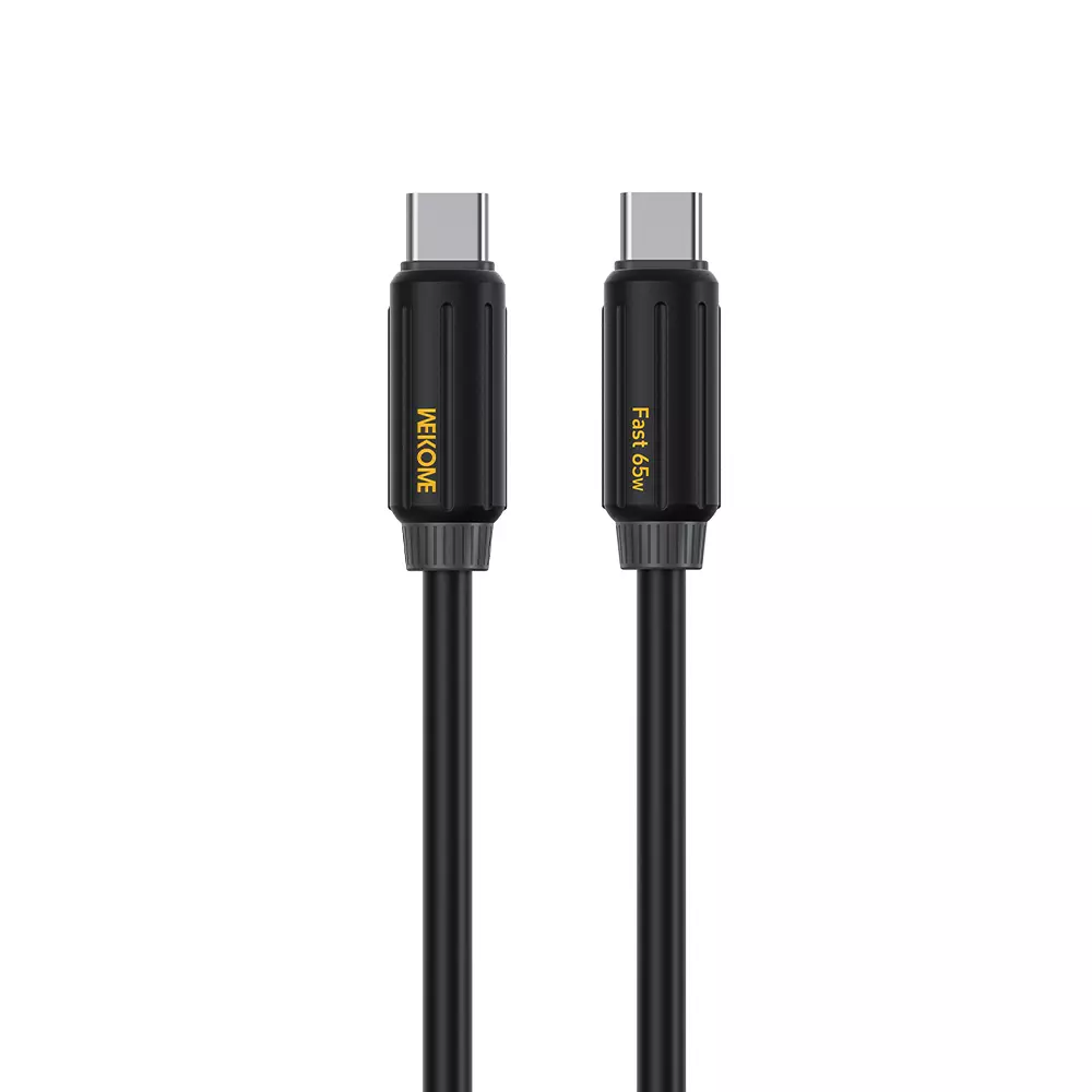Кабель WEKOME силиконовый (Type-c - Type-c) PD65W WEKOME WDC-28 Black (Черный) Кабель WEKOME силиконовый (Type-c - Type-c) PD65W WEKOME WDC-28 Black (Черный)