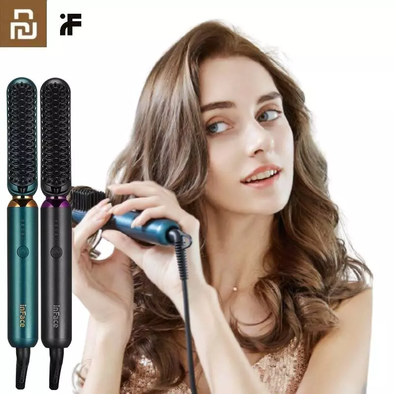 Стайлер Xiaomi inFace Ion Hairbrush (ZH-10D) Green (Зеленый) EU Стайлер Xiaomi inFace Ion Hairbrush (ZH-10D) Green (Зеленый) EU