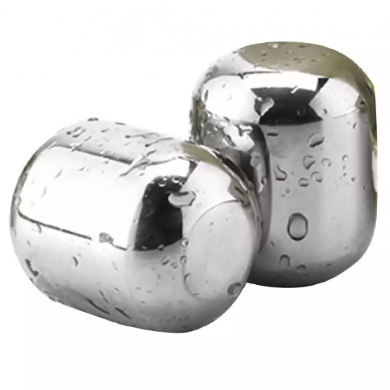 Охлаждающие камни для виски (4 шт.) Circle Joy Ice Cubes CJ-BK01 Silver (Серебристый) Охлаждающие камни для виски (4 шт.) Circle Joy Ice Cubes CJ-BK01 Silver (Серебристый)