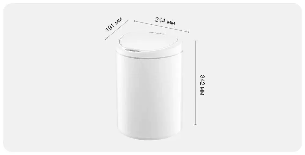 Мусорное ведро Ninestars Sensor Trash Can, 10 л (DZT-10-29S) White (Белый) Мусорное ведро Ninestars Sensor Trash Can, 10 л (DZT-10-29S) White (Белый)