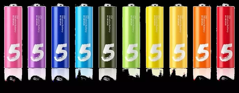 Батарейки ZMI Rainbow ZI5 тип AA 24 шт. (цветные) Батарейки ZMI Rainbow ZI5 тип AA 24 шт. (цветные)