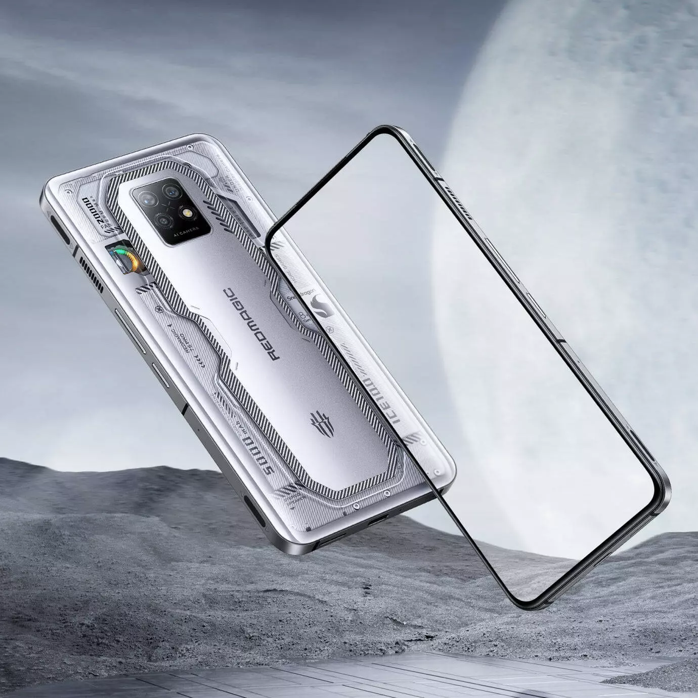 Смартфон ZTE Nubia RedMagic 7S Pro 5G 18/512Gb Mercury (Серый) Global Version Смартфон ZTE Nubia RedMagic 7S Pro 5G 18/512Gb Mercury (Серый) Global Version