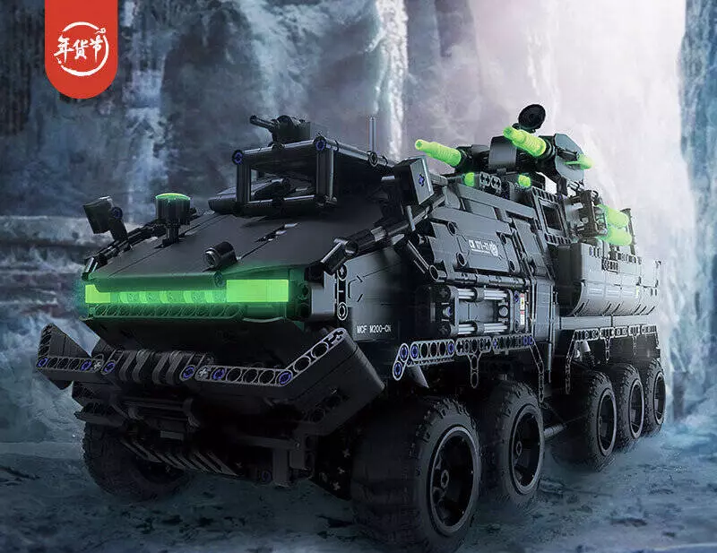 Конструктор Onebot Building Block Earth Troop Carrier CN171 (OBWEYB19AIQI) Gray (Серый)