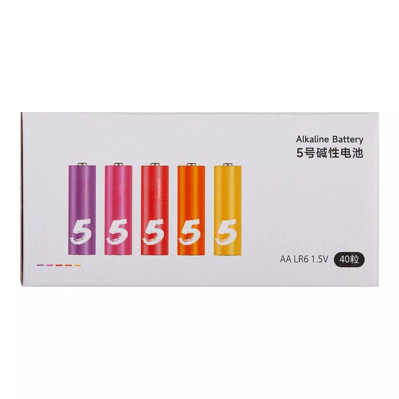 Батарейки Xiaomi CUKTECH LR6 1.5V тип AA 40 шт. AA540 Color (Цветной) Батарейки Xiaomi CUKTECH LR6 1.5V тип AA 40 шт. AA540 Color (Цветной)