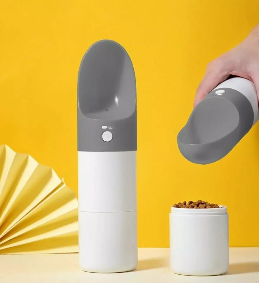 Поилка дорожная для животных Moestar Rocket Portable Pet Cup 213 мл (MS0010001) Gray (Серый) CN