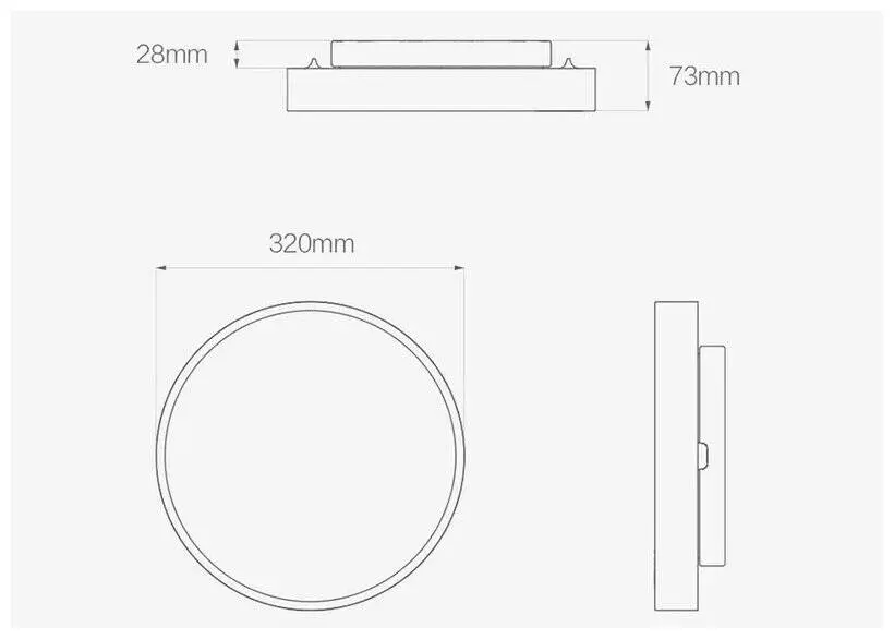 Потолочный светильник Yeelight LED Ceiling Lamp 320mm (YLXD76YL) White (Белый) Потолочный светильник Yeelight LED Ceiling Lamp 320mm (YLXD76YL) White (Белый)