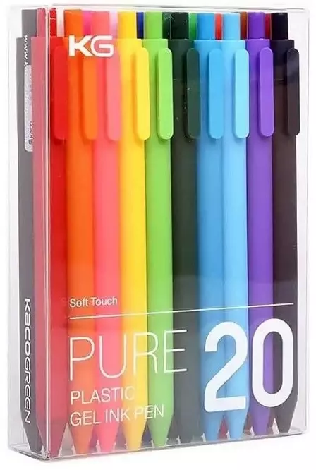 Набор гелевых ручек Xiaomi KACO Pure Plastic Gel Ink Pen K1015 (20 шт) Набор гелевых ручек Xiaomi KACO Pure Plastic Gel Ink Pen K1015 (20 шт)