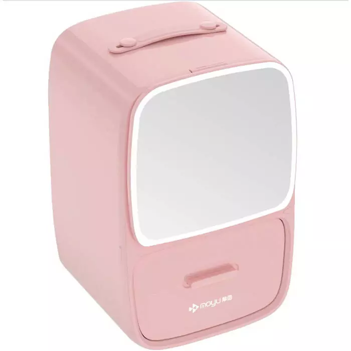 Мини-холодильник для косметики Xiaomi MOYU Magic Mirror 220V 18.8L (HL-02M) Pink (Розовый) Мини-холодильник для косметики Xiaomi MOYU Magic Mirror 220V 18.8L (HL-02M) Pink (Розовый)