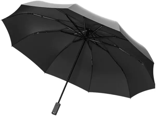 Зонт Zuodu Full Automatic Umbrella Led Black (Черный) Зонт Zuodu Full Automatic Umbrella Led Black (Черный)