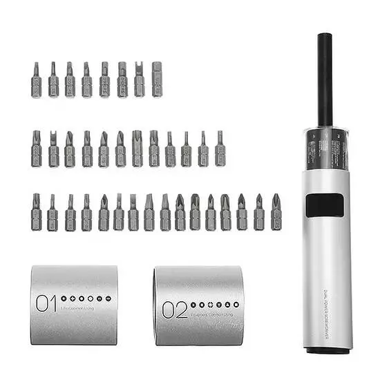 Аккумуляторная отвертка Wowstick SD 36-in-1 Screwdriver Set Silver (Серебристый) Аккумуляторная отвертка Wowstick SD 36-in-1 Screwdriver Set Silver (Серебристый)