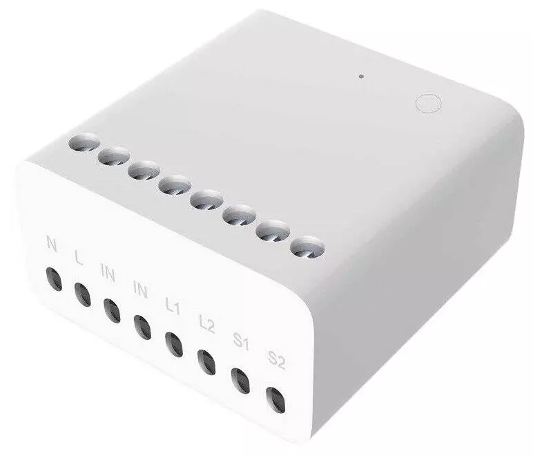 Реле двухсторонний беспроводной модуль управления Aqara Wireless Relay 2 Channels (LLKZMK11LM) White (Белый)