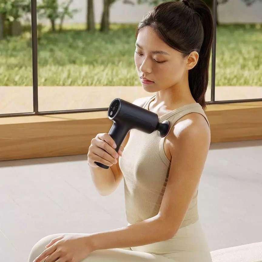 Массажный пистолет Xiaomi Mijia Smart Fascia Gun H3 (MJJMQ06YM) Black (Черный) Массажный пистолет Xiaomi Mijia Smart Fascia Gun H3 (MJJMQ06YM) Black (Черный)
